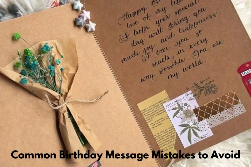 Common Birthday Message Mistakes to Avoid