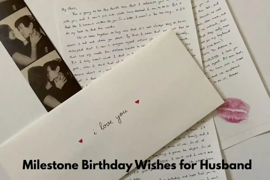 Milestone Birthday Wishes for Husband