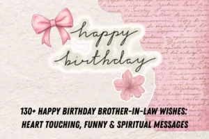 130+ Happy Birthday Brother-in-Law Wishes: Heart Touching, Funny & Spiritual Messages