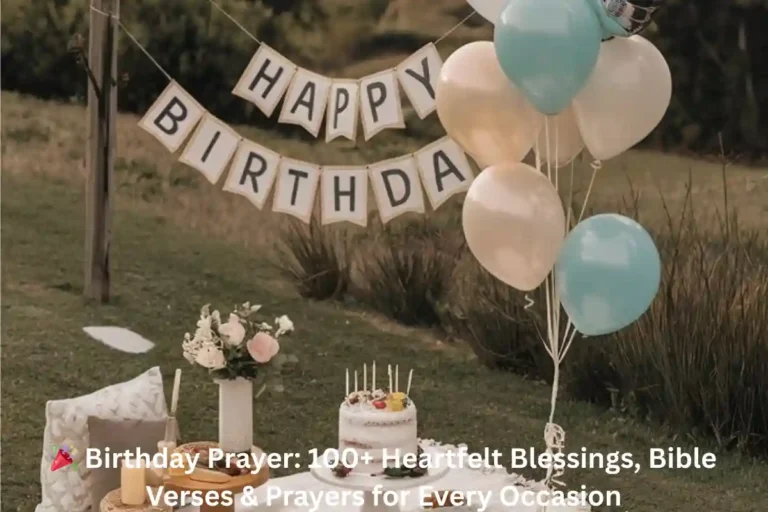 🎉 Birthday Prayer: 100+ Heartfelt Blessings, Bible Verses & Prayers for Every Occasion