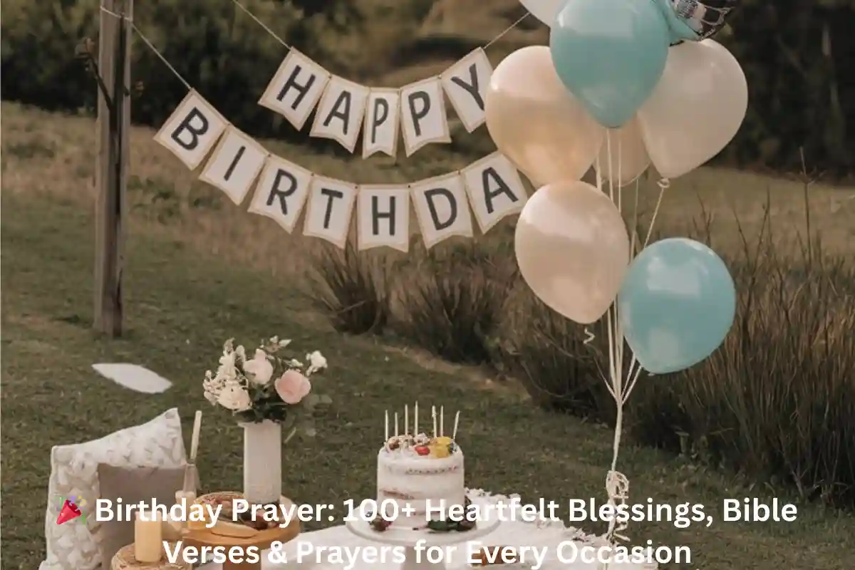 🎉 Birthday Prayer: 100+ Heartfelt Blessings, Bible Verses & Prayers for Every Occasion